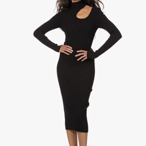 Anine Bing - Victoria Ribbed Cutout Dress